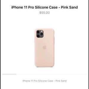 COPY - iPhone 11 Pro Silicone Case - Pink Sand